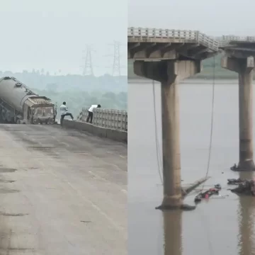A bridge has collapsed in Vadodara, Gujarat, resulting in multiple fatalities