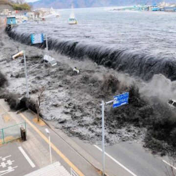 A tsunami strikes Russia after 8.8 magnitude earthquake, with massive waves affecting Japan
