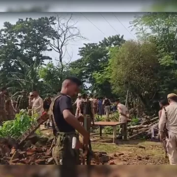 One was killed & others were injured in police gunfire during a forest eviction operation in Assam