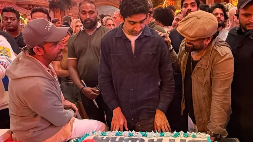 Hrithik Roshan Completes Filming for War 2, Celebrates with NTR Jr, Ayan Mukerji, and the Team