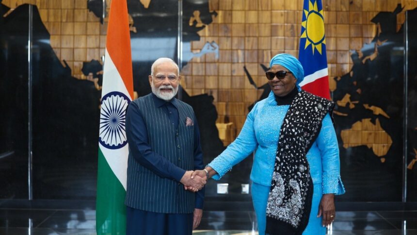 India and Namibia have signed four agreements, Bloster bilateral ties amid PM Modi’s visit