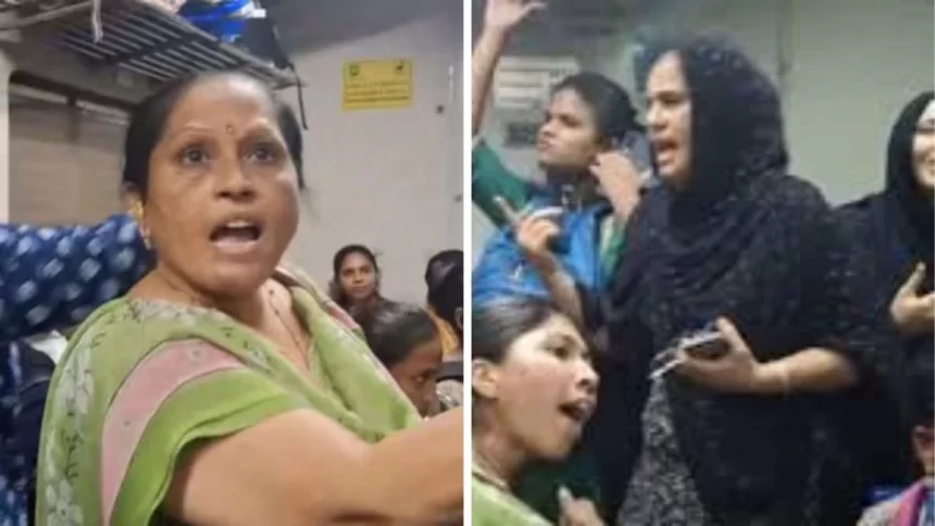 “Speak Marathi or leave”: A significant verbal altercation erupts in a Mumbai local train