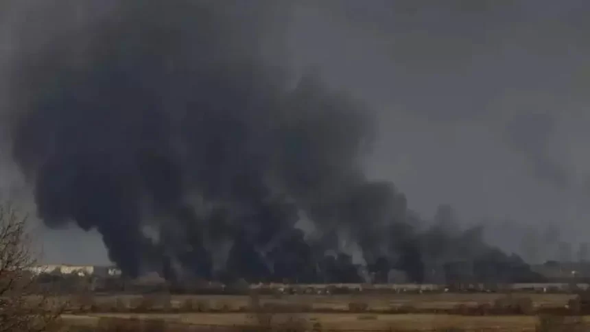 Russia Accuses Ukraine of Drone Strike on Kursk Nuclear Plant, Fire Contained