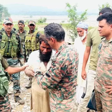 Indian Army Leads Relief Efforts After Kathua Cloudburst Claims Four Lives
