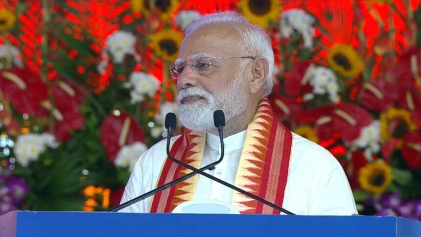 PM Modi Launches ₹5,400-Crore Development Projects in Gujarat
