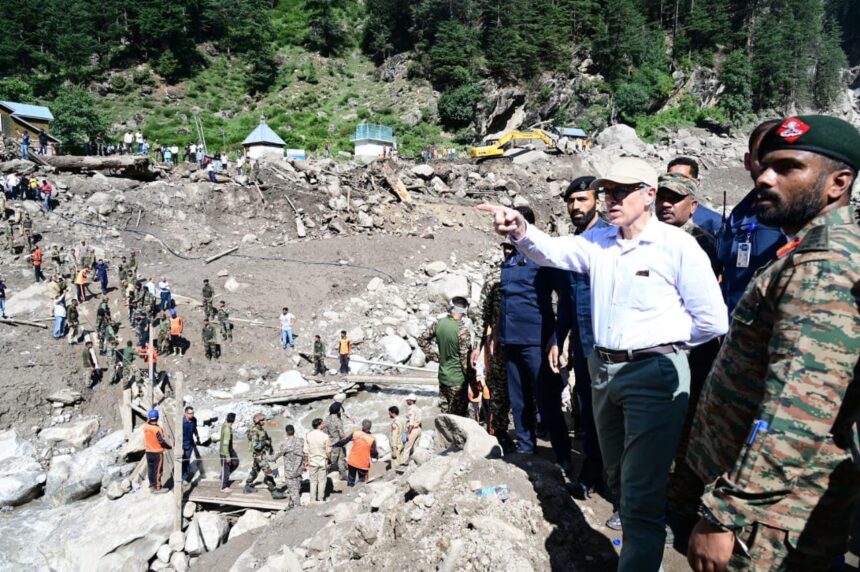 J&K CM Omar Abdullah Visits Kishtwar Cloudburst Victims, Announces Ex-Gratia Relief