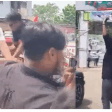 Rahul Gandhi Offers Candies to BJP Youth Workers Protesting with Black Flags in Bihar’s Arrah