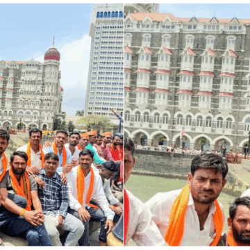 Maratha Protesters Turn Tourists as Azad Maidan Turns Muddy, Visit Gateway of India and Taj Hotel