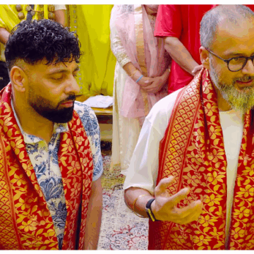 Rapper Badshah Listens to Spiritual Guru Premanand Ji Maharaj in Vrindavan