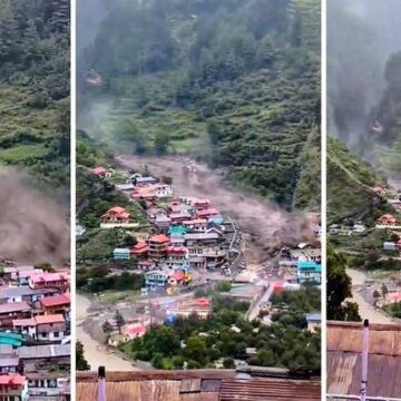 Uttarkashi: Village of Dharali has completely swept away,11 soldiers missing, causing Kedarnath yatra to halted