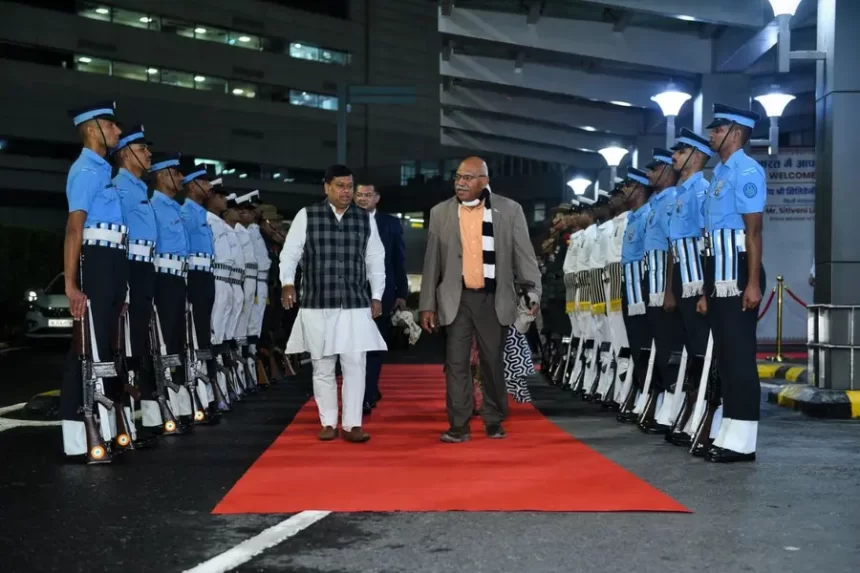 Fiji PM Sitiveni Rabuka Arrives in Delhi on First Official Visit to India
