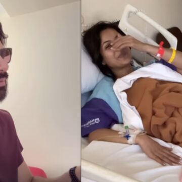 Actress Shehnaaz Gill has admitted to the hospital, Karan Veer Mehra has paid her a visit