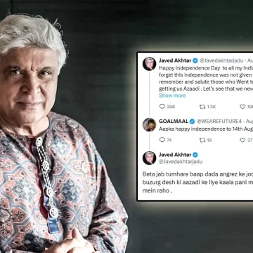 Javed Akhtar Schools Troll Suggesting He Celebrate Pakistan Independence Day