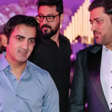 MS Dhoni and Gautam Gambhir Reunite at Star-Studded Wedding Ceremony