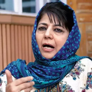 J-K PDP Chief Mehbooba Mufti Criticises Government Takeover of 215 FAT Schools
