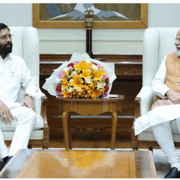 Maharashtra Deputy CM Eknath Shinde Wishes PM Modi on 75th Birthday, Announces ‘Namo Parks’ Scheme