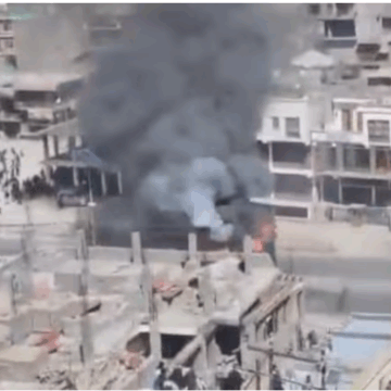 Violence Erupts in Ladakh: Protesters Clash with Police, BJP Office and Police Van Set on Fire