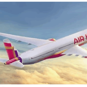 Air India Delhi-Indore Flight Returns Safely After Engine Fire Alert