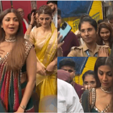Shilpa Shetty Criticized for Refusing Selfie with Female Cop at Lalbaugcha Raja Pandal