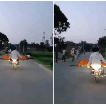 Akhilesh Yadav Condemns UP Govt After Woman’s Body Carried on Motorcycle to Cremation Ground