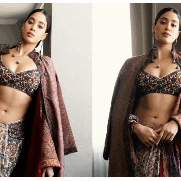 Janhvi Kapoor Stuns TIFF 2025 With Resham Saree & Archival Couture Looks