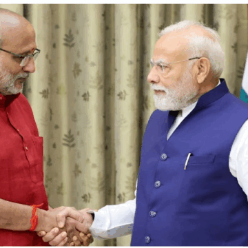 PM Modi Congratulates CP Radhakrishnan on Swearing-In as India’s 15th Vice President