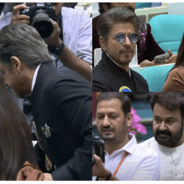 First Glimpse of Shah Rukh Khan, Rani Mukerji, Mohanlal at 71st National Film Awards