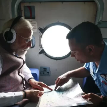 PM Modi Conducts Aerial Survey, Announces ₹1,500 Crore Relief Package for Flood-Hit Himachal Pradesh