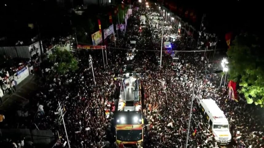 Tragedy at Vijay’s TVK Rally in Karur: 10 Dead, Over 30 Injured in Stampede-Like Chaos